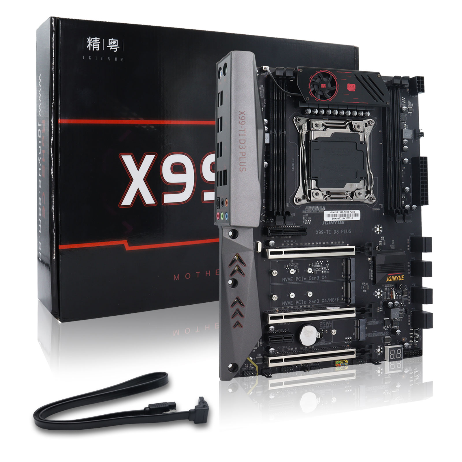 JGINYUE X99-TI D3 PLUS เมนบอร์ - E5 2696 V3 บทวิจารณ์และราคา